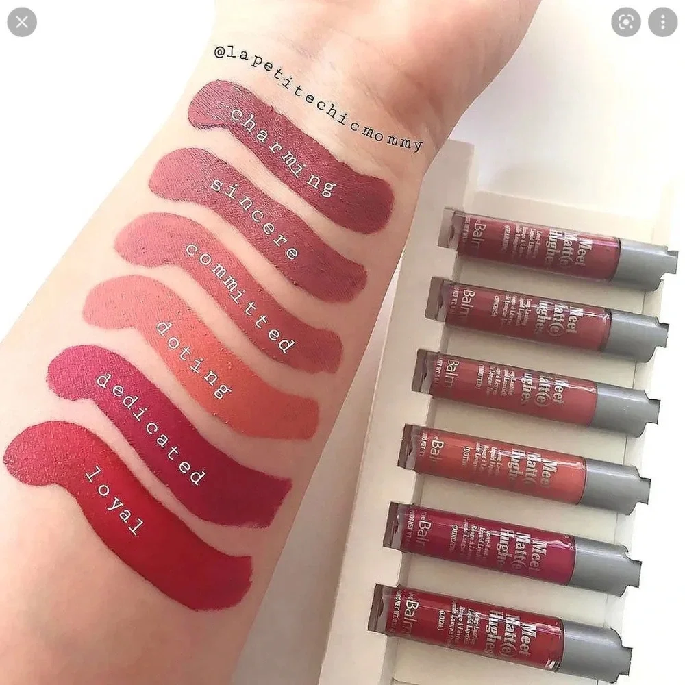New in Box theBalm Meet Matt(e) Hughes Long Lasting Liquid Lipstick Sincere